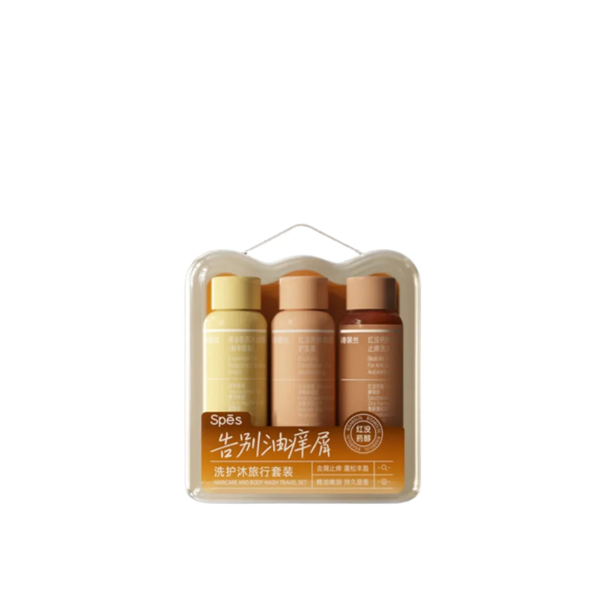 Spes Bisabolol Haircare And Body Wash Travel Set 50ml*3