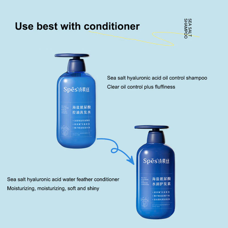 Spes Sea Salt Hyaluronic Acid Oil Control Series 500ml - Image 4