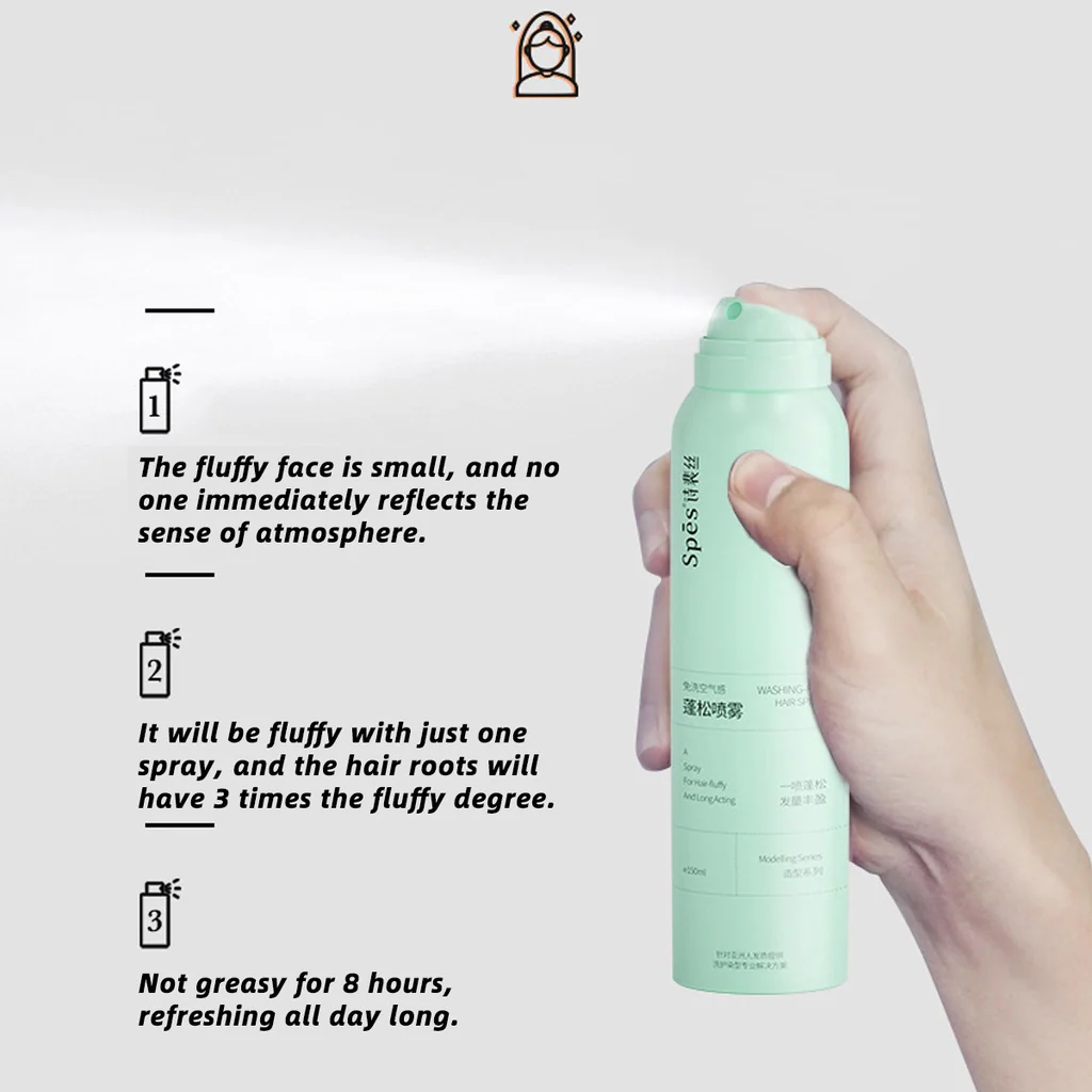 Spes Washing-Free Hair Spray Dry Shampoo - Image 4