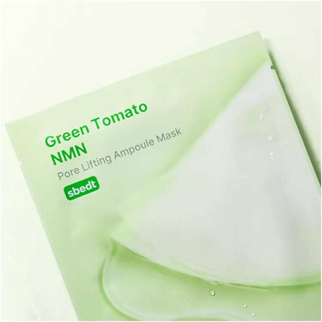 Sungboon Editor Green Tomato NMN Pore Lifting Ampoule Mask 1Pc - Image 3