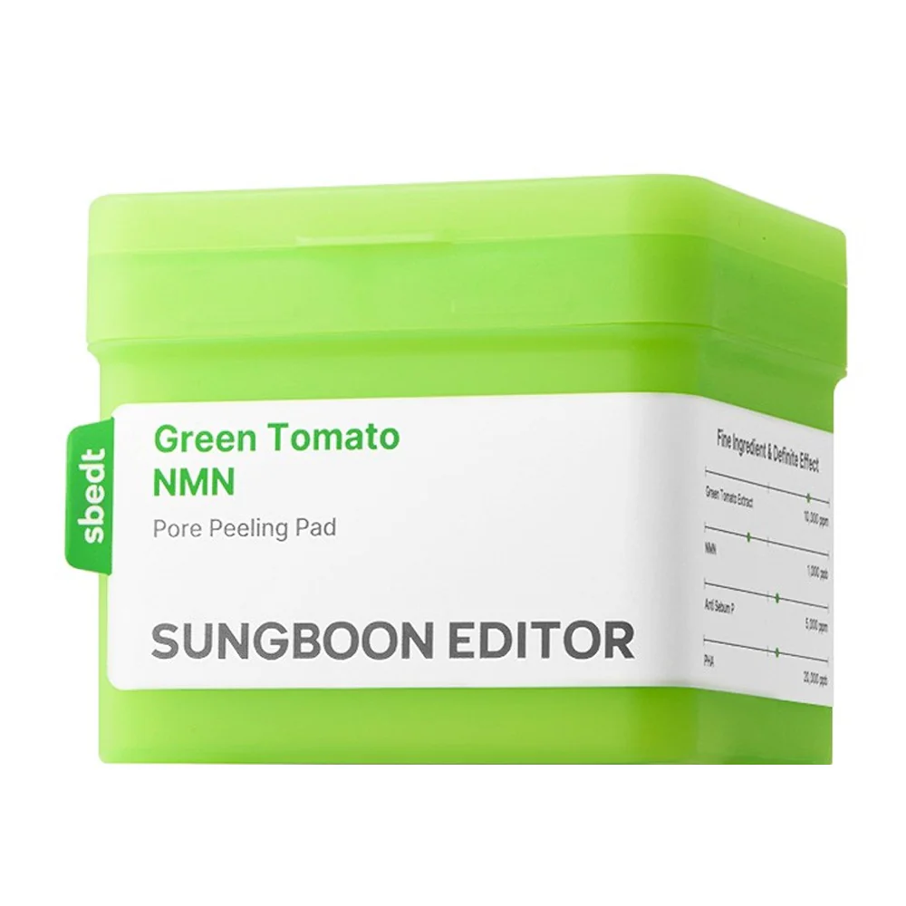 Sungboon Editor Green Tomato NMN Pore Peeling Pad 170ml 60pcs - Image 2