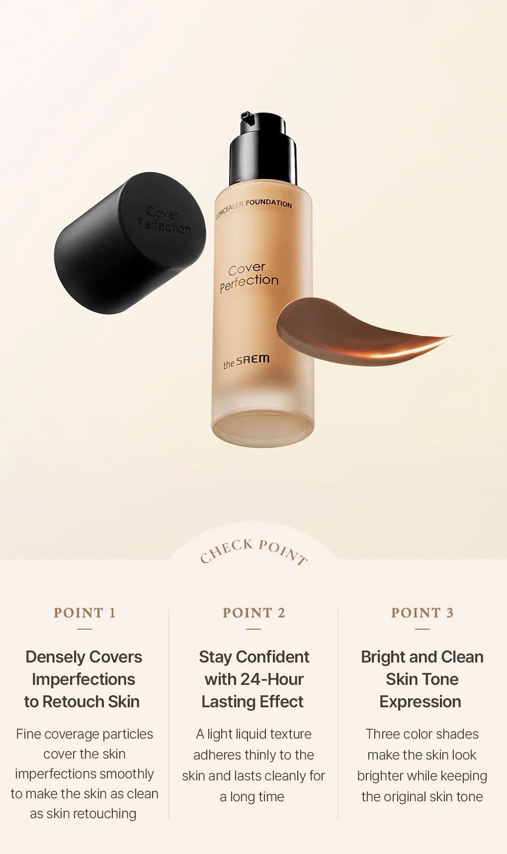 The Saem Cover Perfection Concealer Foundation - Image 4