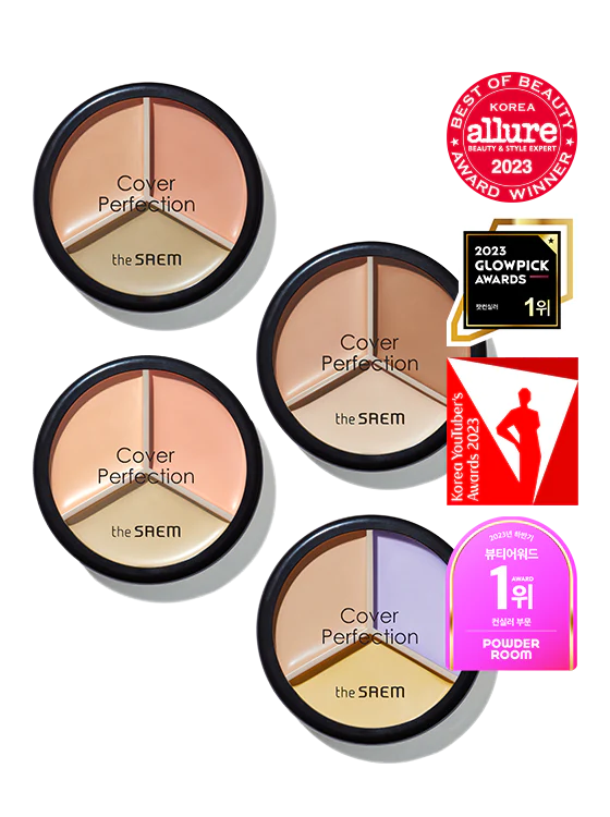 The Saem Cover Perfection Triple Pot Concealer - Image 2