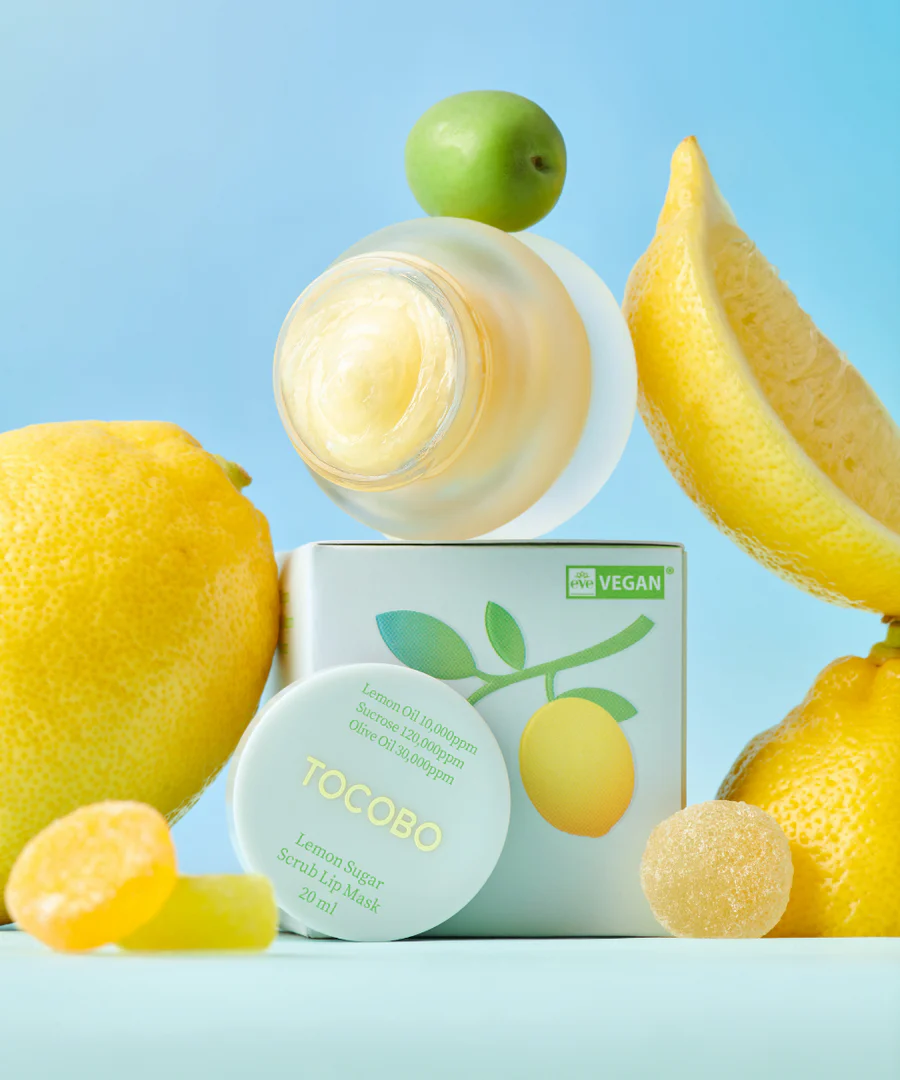 TOCOBO Lemon Sugar Scrub Lip Mask 20ml - Image 4