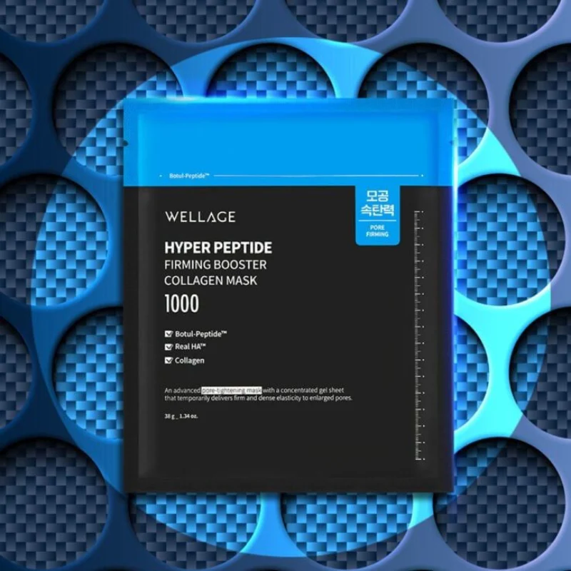 Wellage Hyper Peptide Firming Booster Collagen Mask 1pc - Image 2