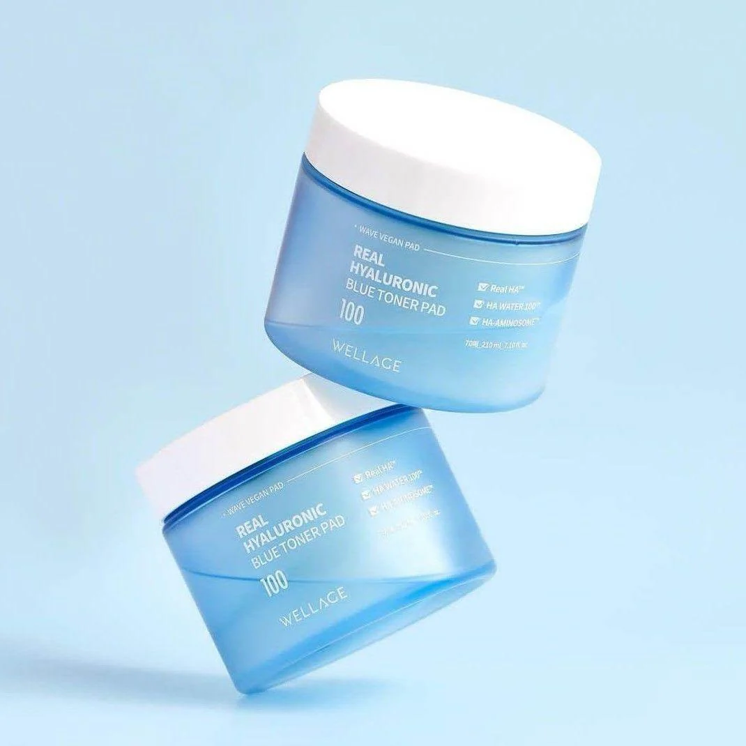Wellage Real Hyaluronic Blue Toner Pad 210ml - Image 3
